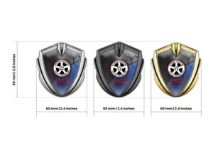 Metal Domed Emblem Customizable Force Style